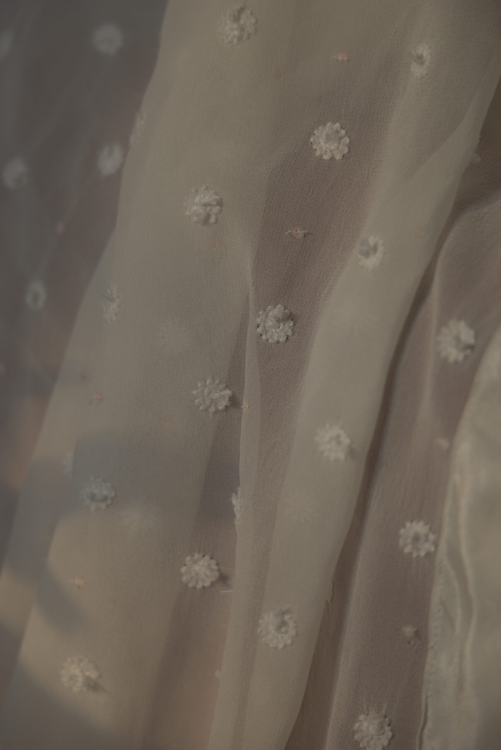 A Luminous Page | Lakhnavi Hand Embroidered Ivory Chikankari Kurta Set - Image 9