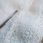 Ivory Whisper Organza Chikankari Set