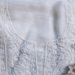 Dreamy Elegance Organza Chikankari Kurta Set