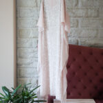 Gulabi Shaam Hand-Embroidered Chikankari Silk Set with Pearls