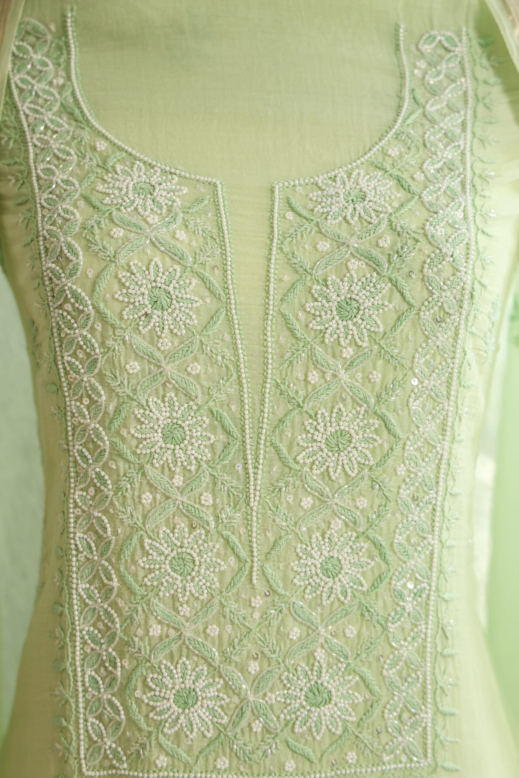 designer chikankari kurta for Women