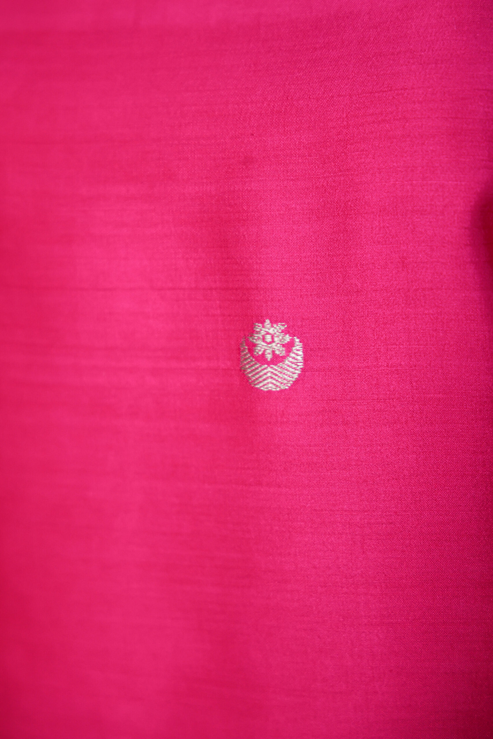 Gulzaar – Hot Pink Banarasi Katan Silk Suit with Kadwa Chand Buta - Image 5