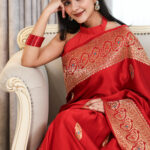 Red Banarasi Saree
