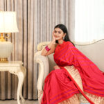 Red and Golden Banarasi Saree