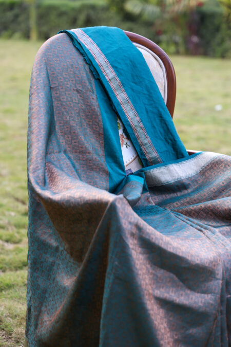 Aranya Noor - Green Brocade Katan silk Saree